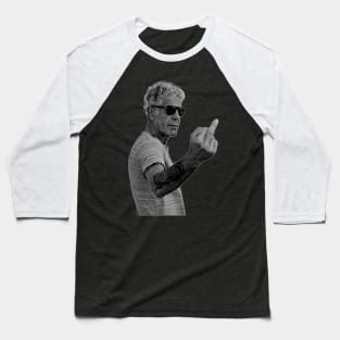 Anthony Bourdain Baseball T-Shirt